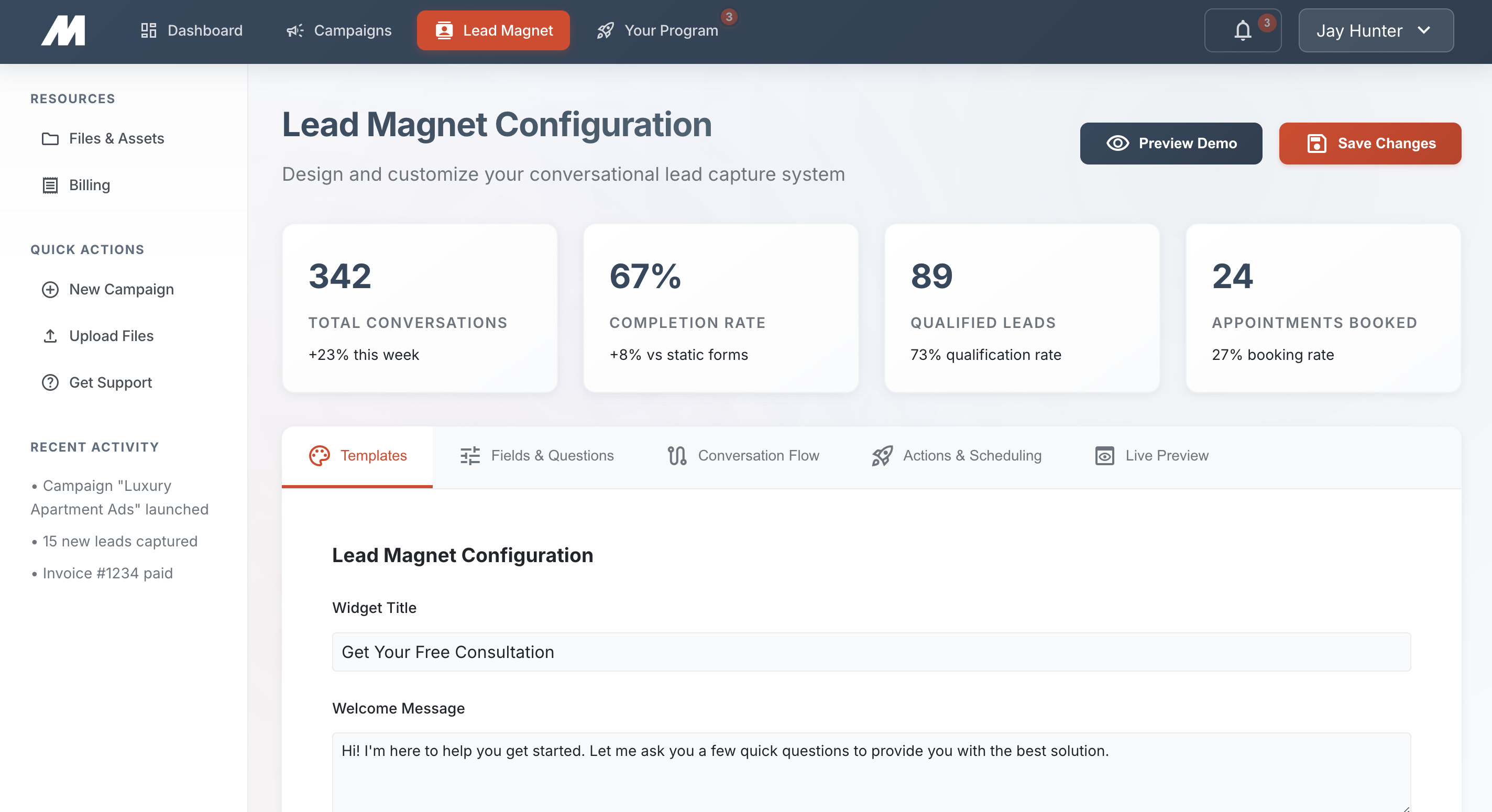 Growth Acceleration Dashboard